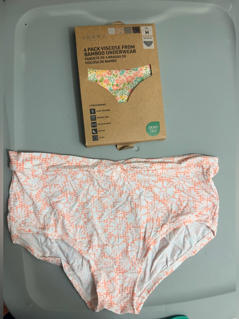 Serra Women’s Size M Set Of 5 Viscous Bamboo Underwear